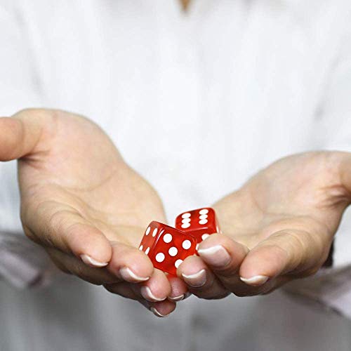 Firstly-50-Pieces-Dice-Set-Red-Translucent-6-Sided-Round-Corner-Dice-16mm