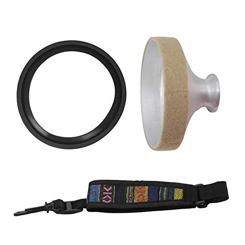 image for Absir 3pcs Alto Saxophone Silencer Set Aluminum Alloy Mute+Mute Ring+E