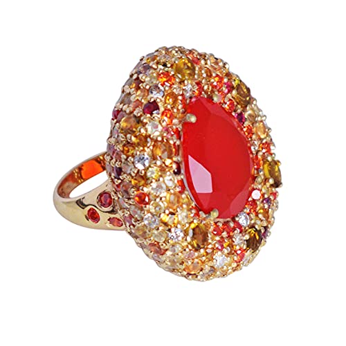 Bague saphirs multicolores en argent 925, le cadeau idéal avec tourmaline