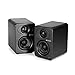 Produktbild Steljes Regallautsprecher Lautsprechersystem Subwoofer 2 Stück Kompakt Paar mit Bluetooth AptX Dual 35W Soundsystem Stereo Studio für PC Laptop Handy Smartphone Fernseher TV Gaming NS1 Schwarz