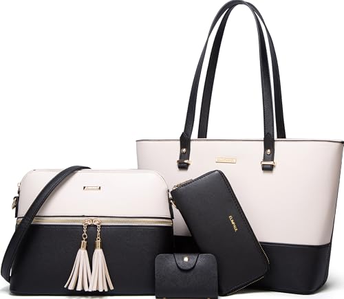 Women Fashion Synthetic Leather Handbags Tote Bag Shoulder Bag Top