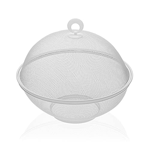 Versa, frutero con tapa blanco, linea cocina, acero, VS-21890044