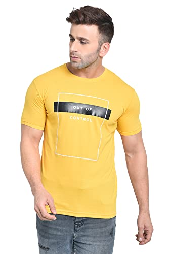 Image of Dshow Pure Cotton Printed Men's T-Shirts,(Pack of 01)