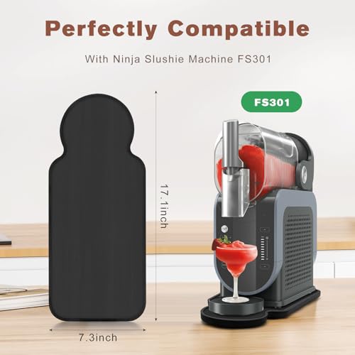 Image of Slider Mat for Ninja Slushie Machine FS301, Bamboo Sliding Pad Slushy Machine for Home Slushie Maker Accessories, Black