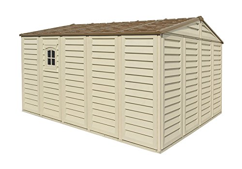 Duramax WoodBridge Plus 10.5' x 13' Schuppen – Beige/Braun, 399.8x318.7x222.0 cm – Bild 5