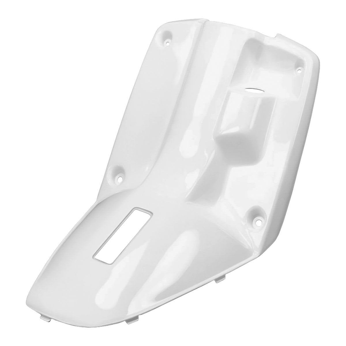 plastica paragambe/contro scudo Retroscudo di colore Bianco Grezzo (come l'originale) compatibile con yamaha bw's original/mbk booster spirit 50cc anno dal 1990 al 2003