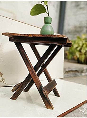 Image of Bros Moon Foldable Sturdy Wooden Table Suitable for All Room and Outdoor (Square Table, 10 Inches)