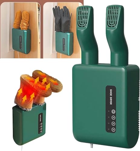 FHRKA Sèche-Chaussures Mural Multifonctionnel, sèche-Chaussures électrique pour Chaussures, Gants, Chaussettes, Chapeaux, Chauffe-Bottes pour Le séchage des Chaussures