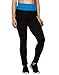 HDE Women's Maternity Yoga Pants Pregnancy Stretch Fold Over Lounge Leggings (Black with Blue, Medium)