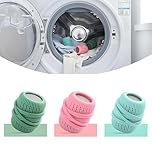 Checkzed Reusable Washing Machine Lint Remover Balls, Anti-Entanglement Laundry Balls,Hypoallergenic Eco-Friendly Washer Balls for Pet Hair and Lint Removal, Compact Cleaning Accessories (3 Colour)