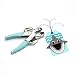 We R Memory Keepers Crop-A-Dile occhiello & Snap maniglia Punch-Aqua, Azul, 15.2...