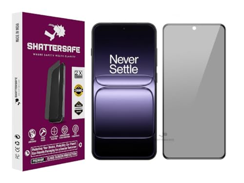Shattersafe® Anti-Spy Privacy Tempered Glass Compatible For Oneplus 13s [Pack of 1]. 9H Hardness, Anti-Scratch, Edge-to-Edge Protection With Easy Installation Kit & Case Friendly Fit.