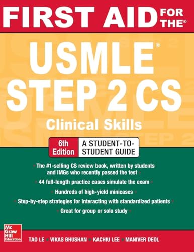 First Aid for the USMLE Step 2 CS, Sixth Edition