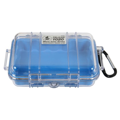 Pelican 1020 Micro Case (Blue/Clear)