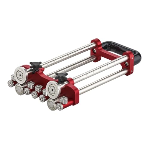 Malco FS2F200 2 Station Metal Bender | Metal Roofing Tools | Sheet Metal Fabrication | 0-100 Bending Range | Adjustable Roller Spacing | Quick setup, lightweight and highly portable (200mm)