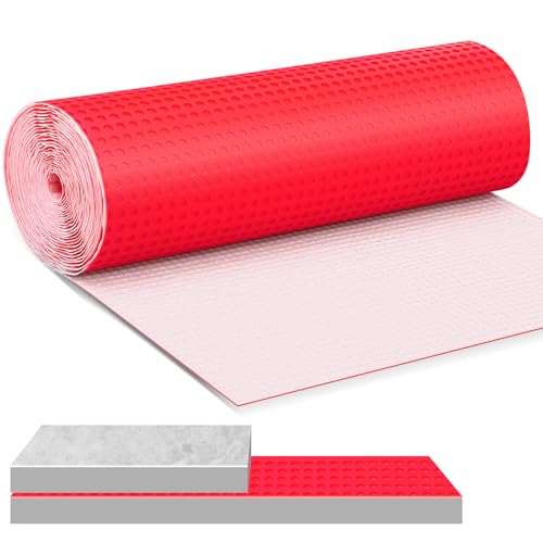 Drydiet 150 Sqft Uncoupling Membrane for Tile 1/8''(3mm), Re...