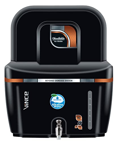 Image of AQUA D PURE RO Water Purifier with UV, UF & TDS Controller for home, 12 Liter, Best for Home and Office (‎S75 Vince Covered Copper Alkaline)