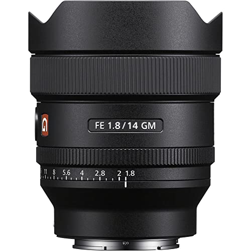Image of Sony FE 14mm f /1.8 GM Lens (SEL14F18GM) + Lens Pouch + Lens Cap Keeper + Cleaning Kit + More (Renewed)