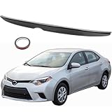 Rear Trunk Spoiler Compatible with 2014 2015 2016 2017 2018 2019 Toyota Corolla Sedan Sporty Spoiler Style Wing Rear Lip ABS Plastic Gloss Black