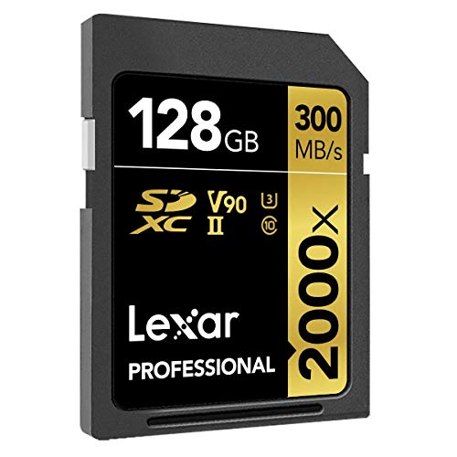 Cartão Lexar Professional 2000x 128GB SDXC UHS-II (LSD128CBNA2000R)