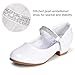 Stelle Girls Dress Shoes Toddler White Flower Girl Low Heels Mary Jane Flat for School Uniform Wedding(Little/Big Kid)(Classic Patent-White,10 Toddler)