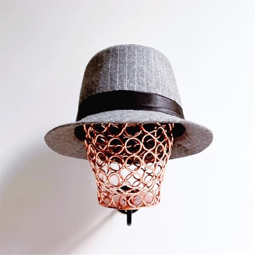 Support en métal pour perruques porte-chapeau et calotte stable