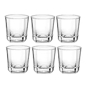 Treo by Milton Crescent Cool Glass, Set of 6, 205 ml, Transparent