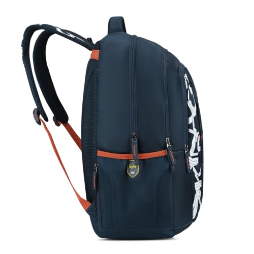 Image of Skybags Brat Pro Max 15.6 Inch Compatible Unisex 35L Laptop Backpack | Premium Durable Fabric| 3 Compartments | Padded Backpanel | Office & Casual Travel Backpack for Men & Women