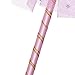 Vonokee Girls Princess Star Wand,Glitter Angel Star Wand Stick for Birthday Halloween Christmas Party (Pink)
