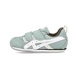 [アシックス] 女の子 キッズ 子供靴 運動靴 通学靴 アイダホベビーN SUKU2 スクスク IDAHO BABY N ベビースニーカー 細幅 キッズシューズ 2本ベルト 1144A415 グレーブルー/ホワイト 13.0cm