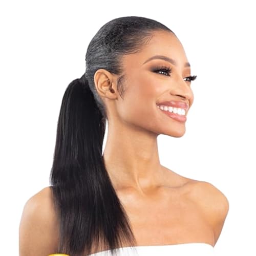 Shake-N-Go 100% Human hair ponytail Secret pocket Pony pro Straight