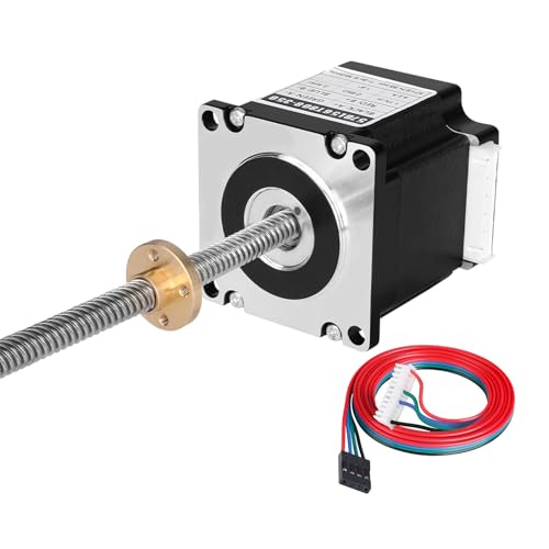 Moteur pas à pas Nema 23 vis T8 350 mm CNC imprimante 3D bipolaire 1.1Nm 4 fils