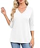 JomeDesign Tshirts Shirts for Women 3/4 Sleeve Tun... #1