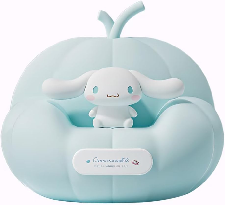 Cute Cinnamoroll Night Light, Cartoon dimmable sili Cone Children's Night Light, Long Battery Life, Rechargeable Cute Light, Toddler Night Light, Gift for Boys and Girls(Blue Comolo)