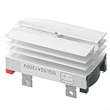 Three Phase Bridge Rectifier 50A 1000V AC to DC Converter with Aluminum Heat Sink for Brushless Generator and Small Generator Power Conversion