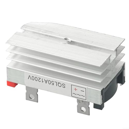 Three Phase Bridge Rectifier 50A 1000V AC to DC Converter with Aluminum Heat Sink for Brushless Generator and Small Generator Power Conversion