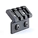 LEGEED Offset Light/Optic Picatinny Rail Mount fit for Keymode, 3-Slots with Grooves