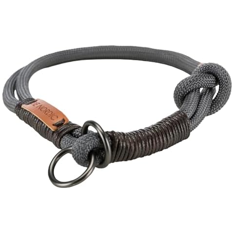 TRIXIE Be Nordic Choke Collar, Dark Grey/Brown Cover