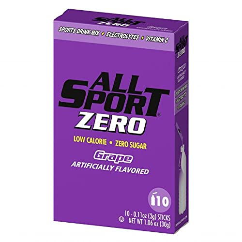 All Sport ZERO Sugar Electrolyte Sticks (Grape, 10-Pack)