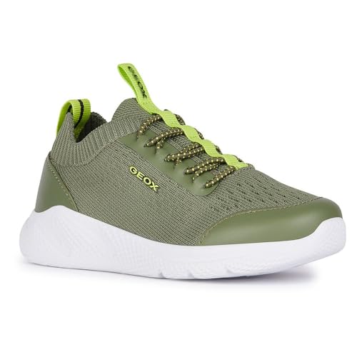 Geox J Sprintye Boy A, Zapatillas, Lima Militar, 32 EU