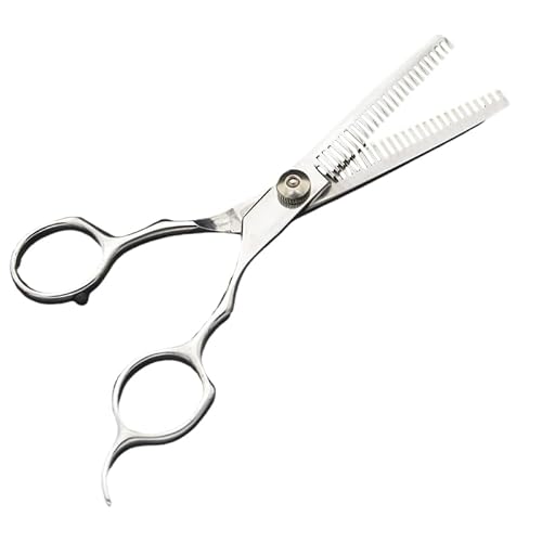FRCOLOR Ciseaux Coiffure Effileur Double Dents Ciseaux De Coiffeur Professionnel Pour Coupe De Salon Outil De Coupe Pour Famille Animaux Et Coiffeur