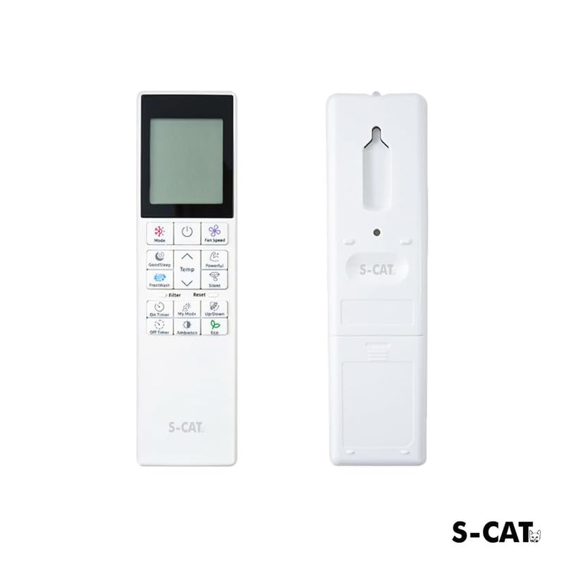 Image of S-CAT Compatible with Hitachi AC Remote Control Original Model 272 (No Backlight) Suitable for 1 /1.5 /2 Ton Split /Window AC (Match Old Remote Exactly, for Any Issues Contact Customer Care)