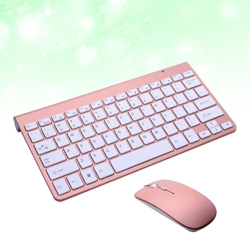 Teclado inalámbrico y ratón portátil para teléfono y computadora con conexión 2.4g 5
