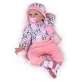 Lifelike Reborn Baby Dolls Girl, Realistic Newborn Baby Doll, Handmade Weighted Soft Body Reborn...