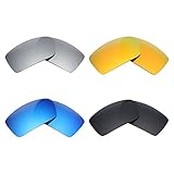 100% polarizadas (solo para lentes polarizadas) – Alta precisión polarizada tecnología reduce con eficacia fatiga ocular reduciendo los brillos de superficies reflectantes tales como wather, nieve, carretera asfalto y arenas. nuestro propio lens-tech obviamente realza la nitidez y el contraste, let cada detalle es nítido y aspirador sin deslumbramiento o UV dañinos, lo que hace que sus ojos están completamente relajado.