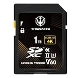 TRIDENITE 1TB SDカード 読取り最大 245MB/s, UHS-II U3 V60 4K UHD, PROFESSIONAL GRADE SDXC メモリーカード 【日本国内正規品 Amazon.co.jp限定】