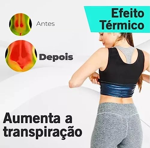 Regata Feminina Termica Efeito Sauna (M/L)