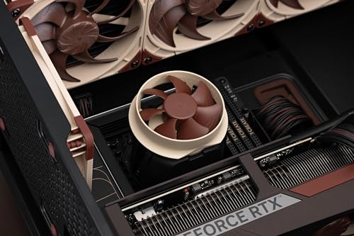 Image of Noctua NL-ACF1 Auxiliary Cooling Fan for NL Series Coolers (Beige /Brown)