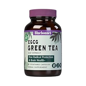 BlueBonnet EGCG Green Tea Leaf Extract Supplement, 60 Count