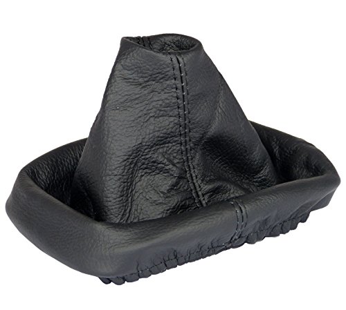 Schaltmanschette Für Audi A6 C4 - Echt Leder Schwarz/weiß